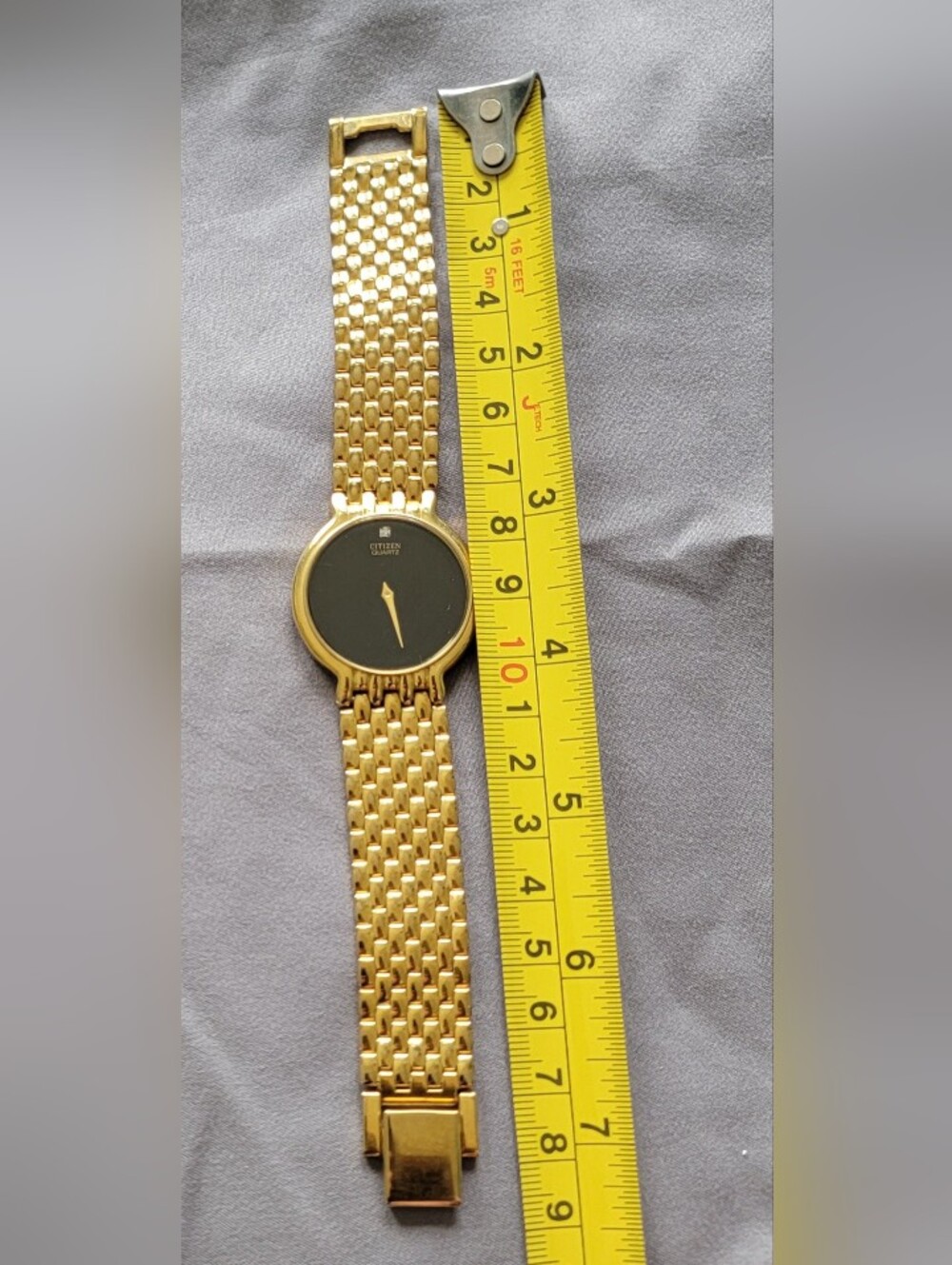 Vintage Classic Rare 1991 Mens Citizen Gold Plated Watch 1020-s54562 - Picture 6 of 6